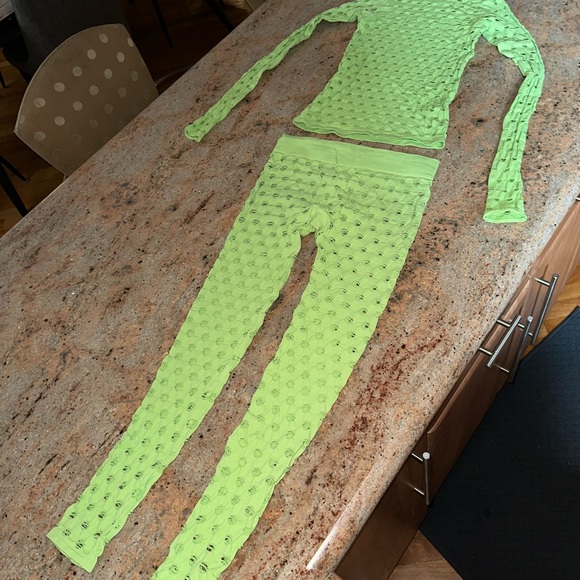 Maisie Wilen 2 Piece Nylon/Lycra FishNet Outfit😻😻😻😻😻😻😻😻 - Picture 2 of 16